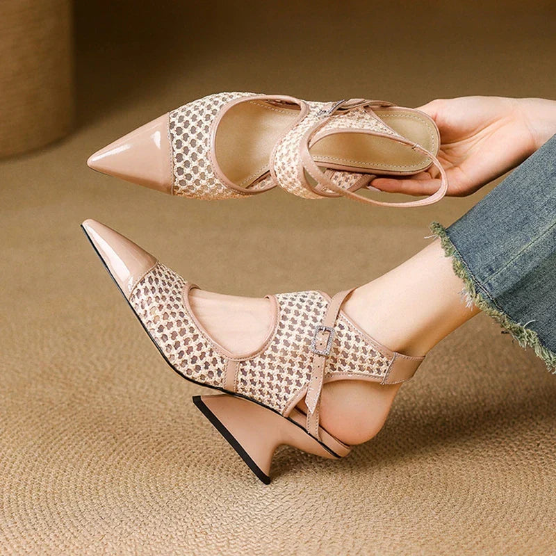 Luxurious Soft Leather Mule Shoes - OutfitLondon