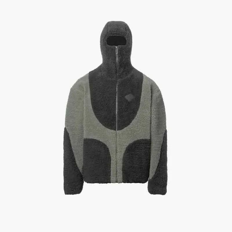 Warm Reversible Fleece Coat for Men Women