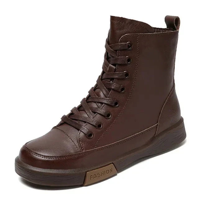 Timeless Genuine Low Heel Boots