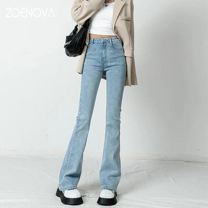 Comfortable High Waisted Loose Fit Jeans for Women