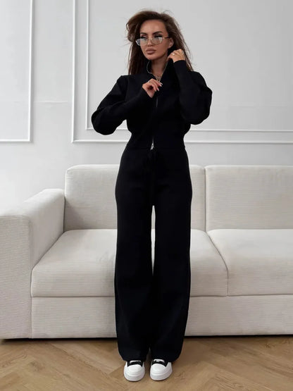 Soft Knit Sweater and Comfort Fit Pant Set