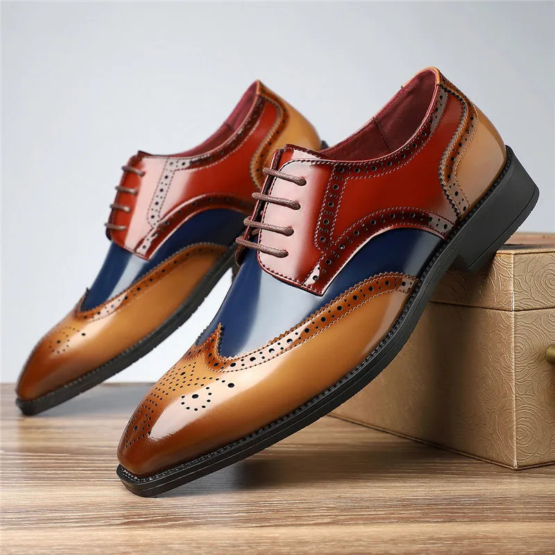 Classic Real Leather Oxford Shoes - OutfitLondon