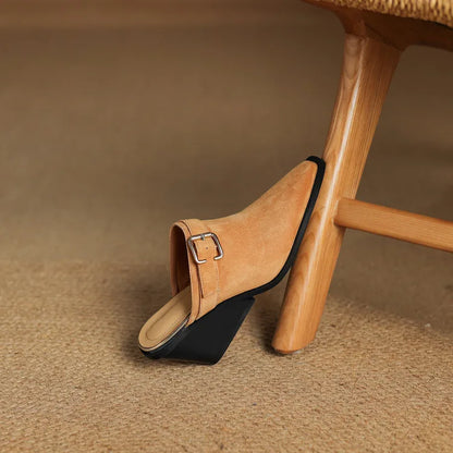 Luxury Soft Slip On Mules