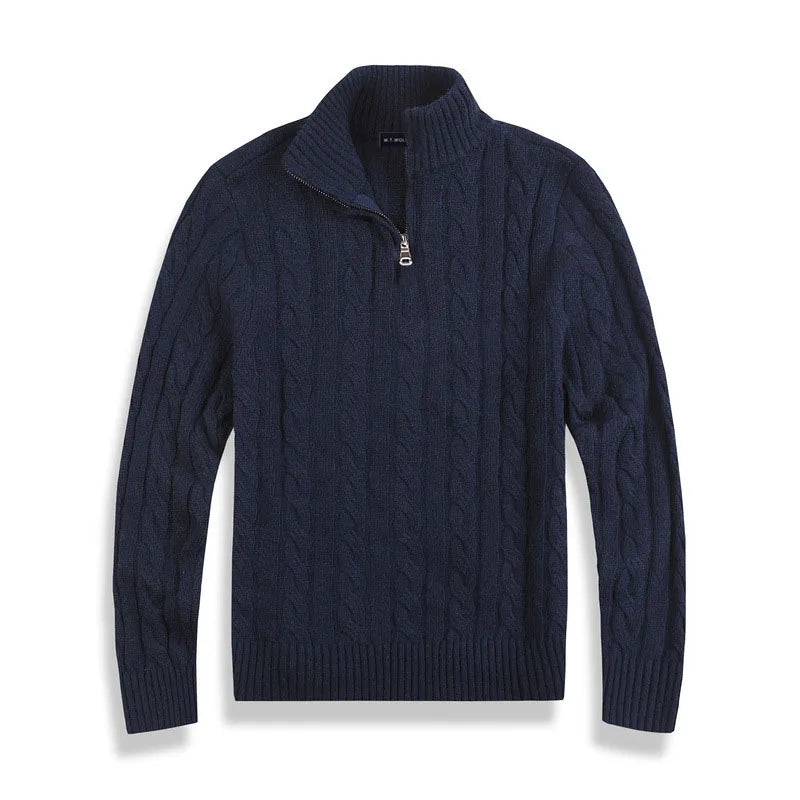 Classic Luxury Men's Half Zip Sweater