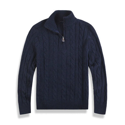Classic Luxury Men's Half Zip Sweater