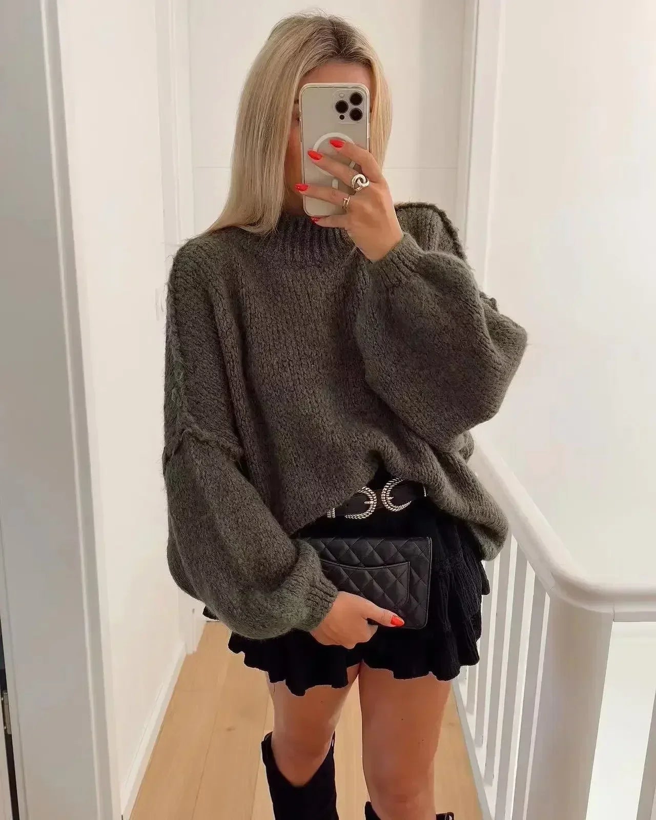 Cozy Women's Oversized Sweater Dress