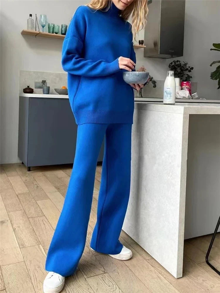 Soft Women's Turtleneck Jumpsuit Outfit