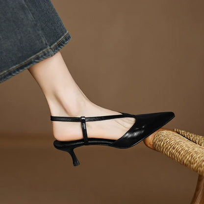 Comfortable Low Heel Slingback Shoes