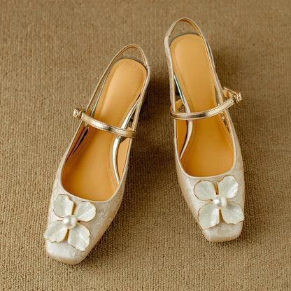 Elegant High Heel Slingback Shoes