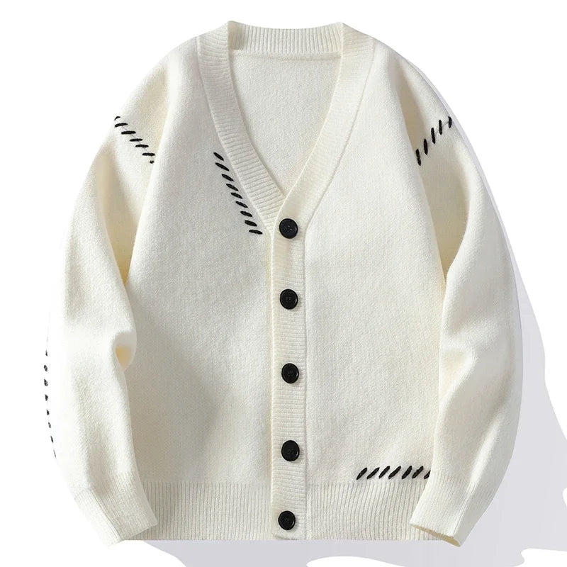 Classic Cozy V-Neck Knit Sweater