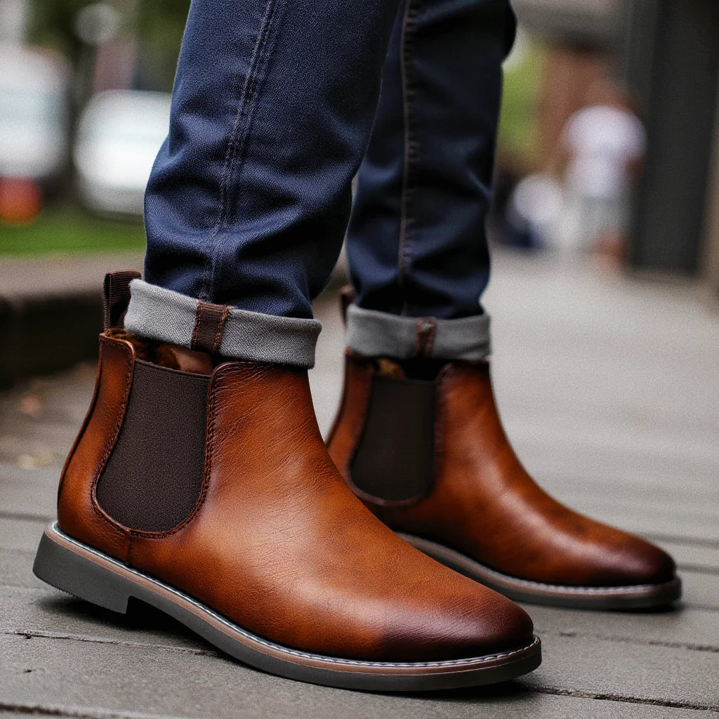Classic Ankle Boots Black Leather