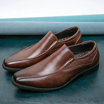 Premium Real Leather Slip On Shoes