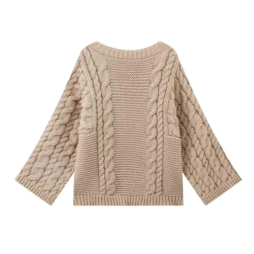 Comfy Women's Knit Sweater Pullover