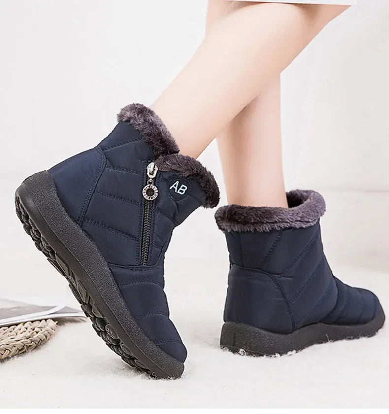 Warm Waterproof Snow Boots for Women