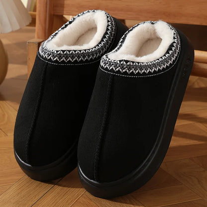 Soft Fuzzy Ladies Slippers Shoes