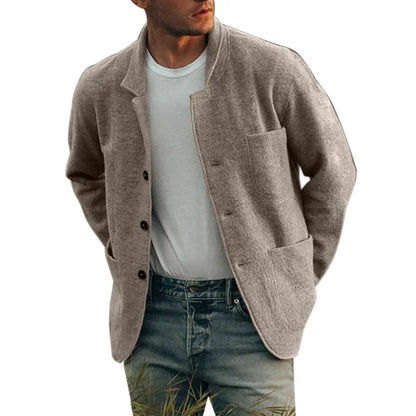 Slim Fit Men's Cardigan Sweater