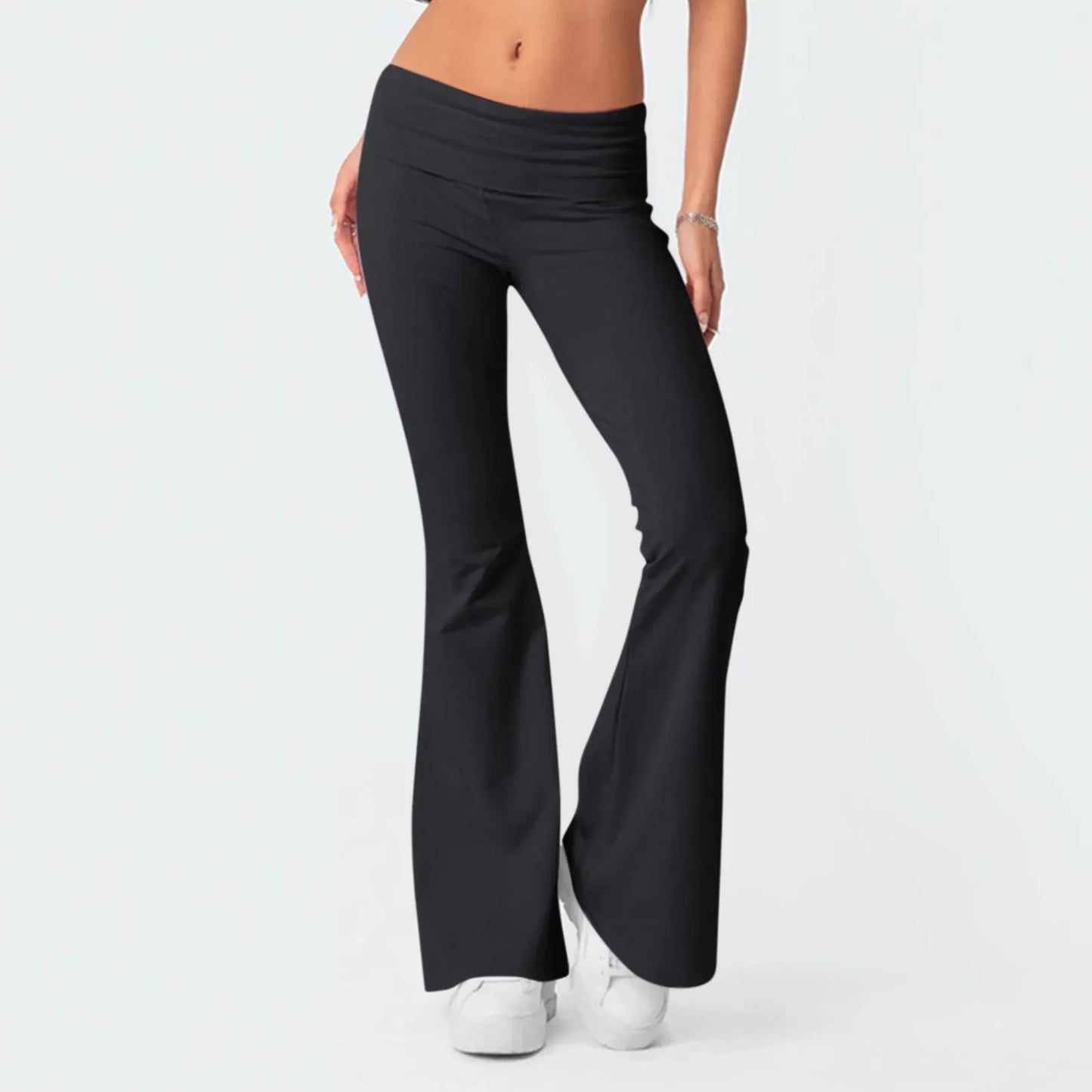 Relaxed Fit Wide Leg Yoga Pants