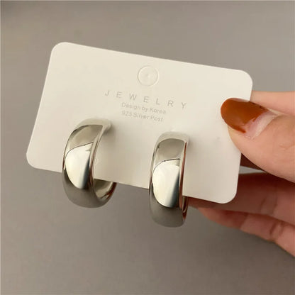 Chunky Hoop Earrings