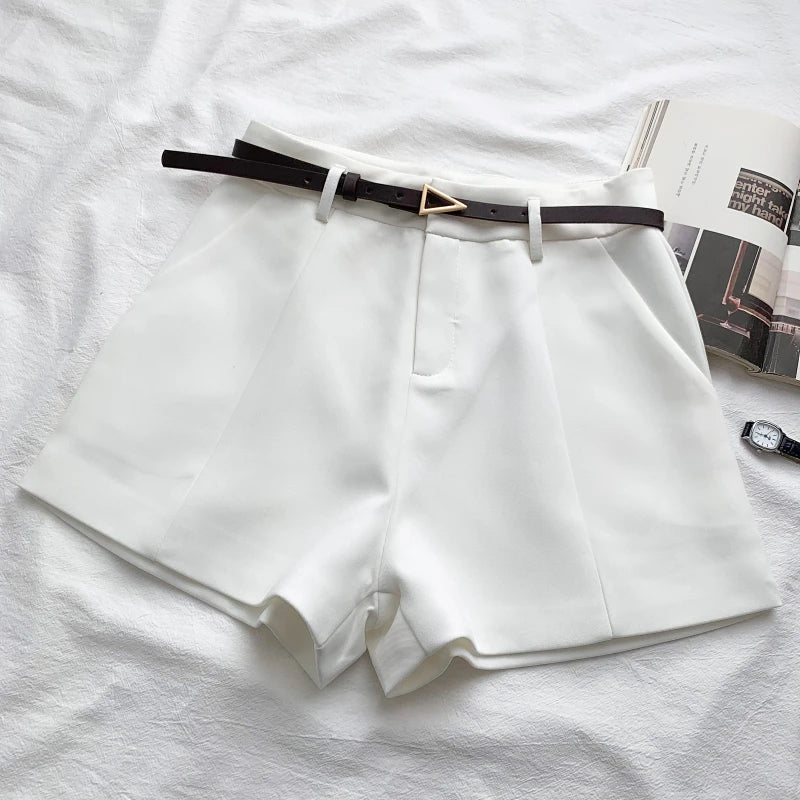 Fashionable High Waist Women's Shorts