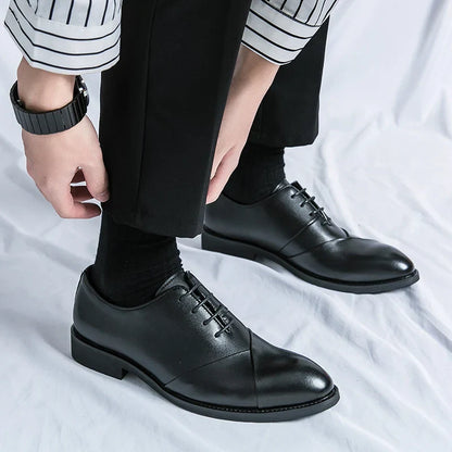 Luxury Brown Leather Dress Shoe