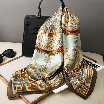 Warm Plaid Women's Scarf Neck Wrap Accessory