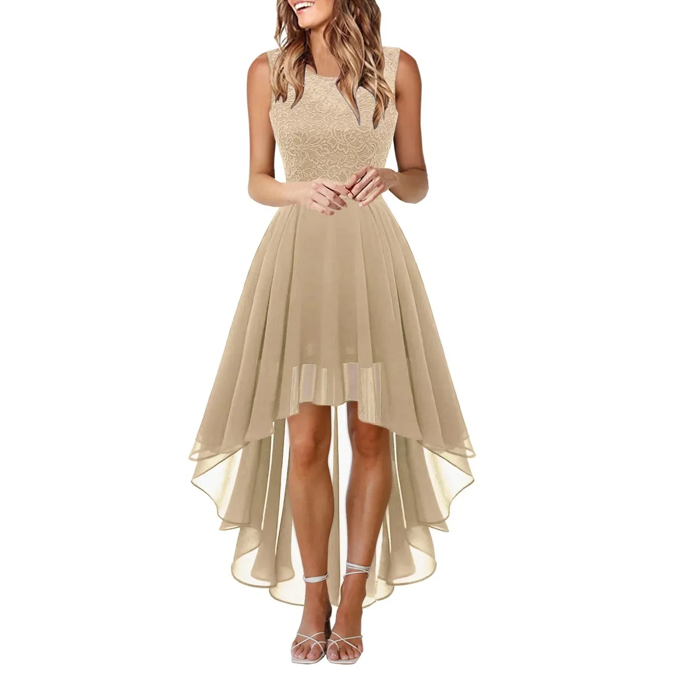 Beautiful Floral Evening Gown