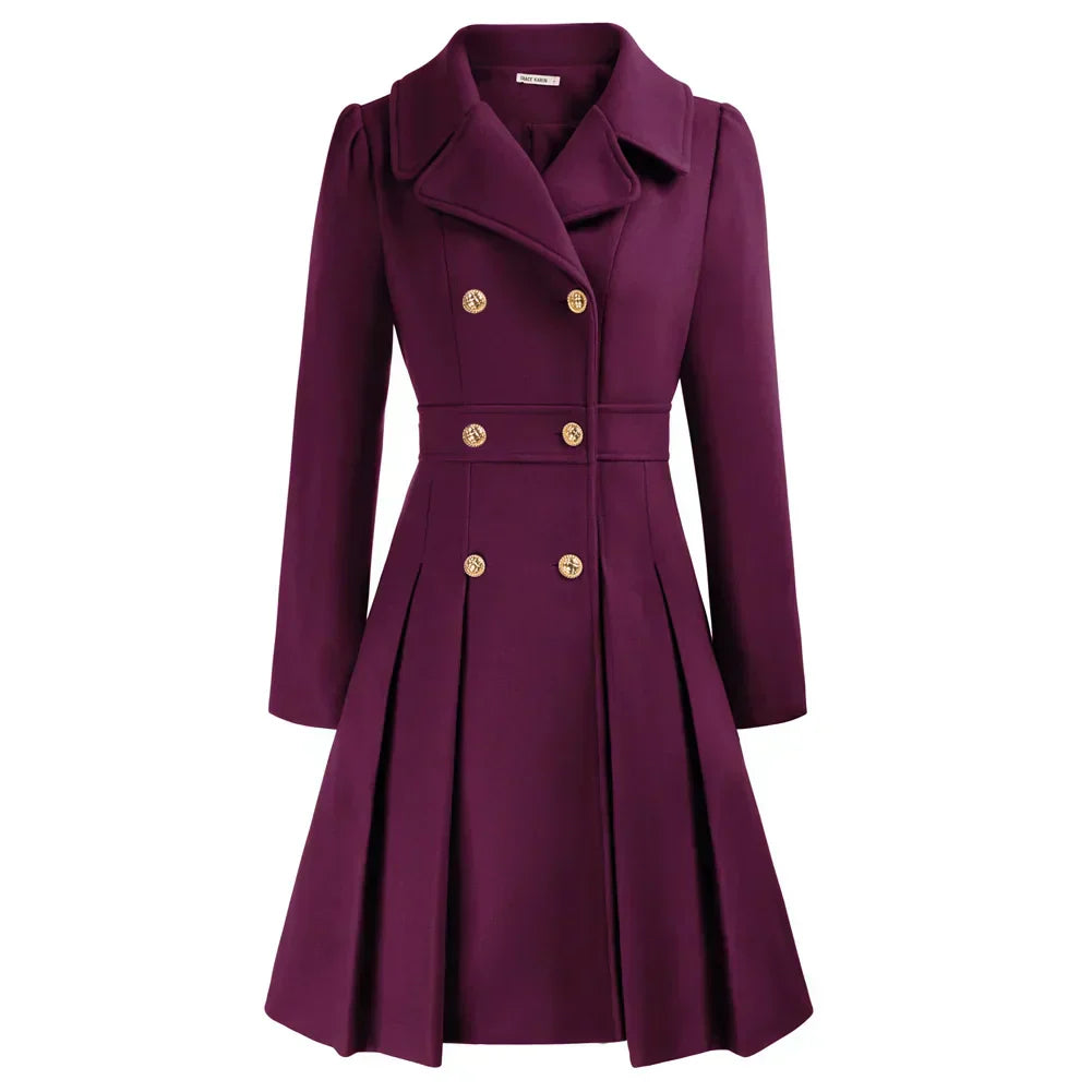 Classic Women's Wool Peacoat