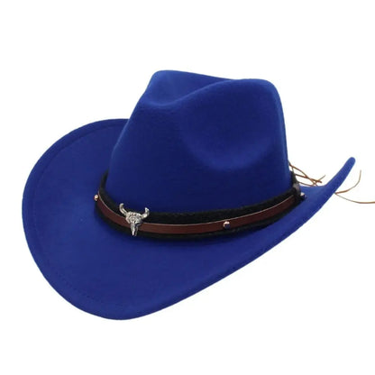 Rustic Western Style Felt Hat
