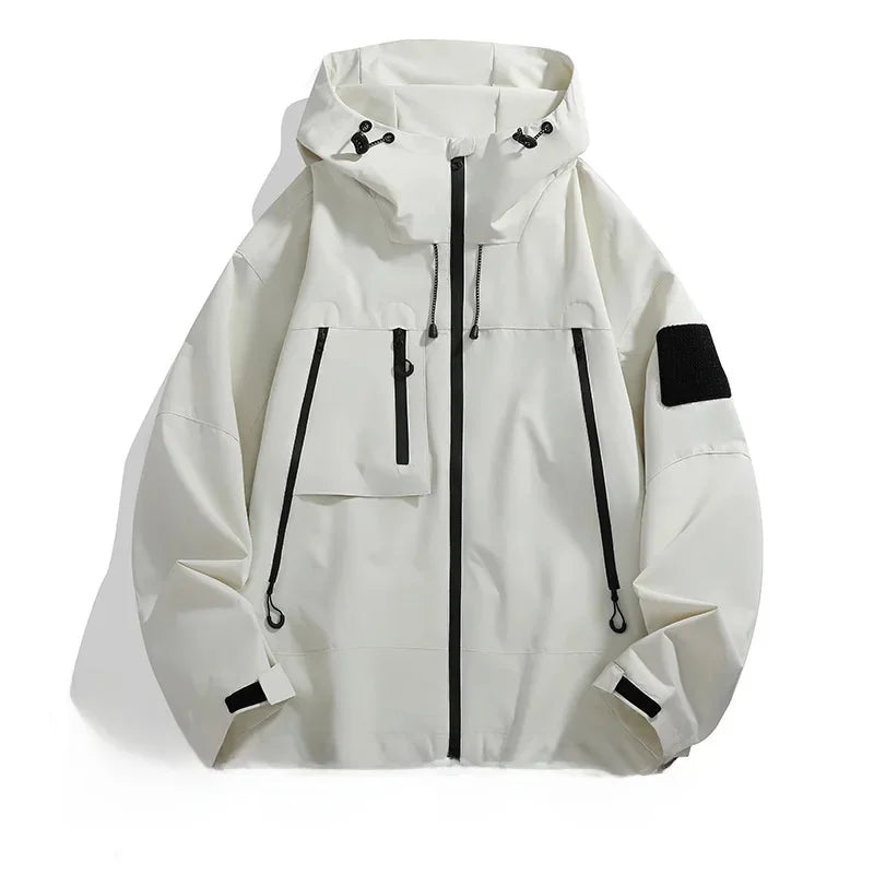 Waterproof Hooded Fleece Jacket - Warm and Versatile