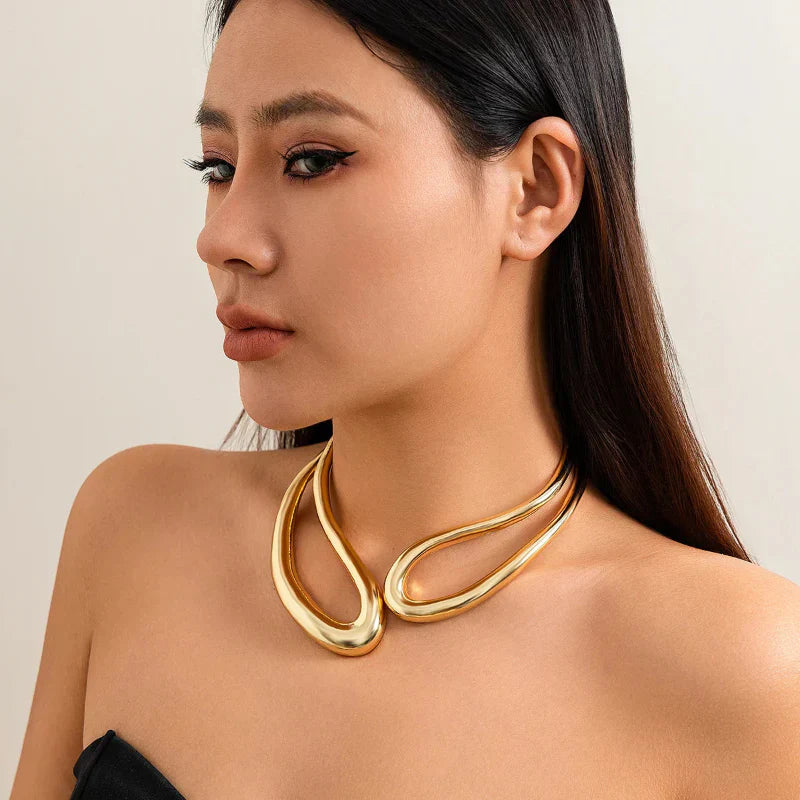 Minimalist Drop Necklace Sterling Silver - OutfitLondon