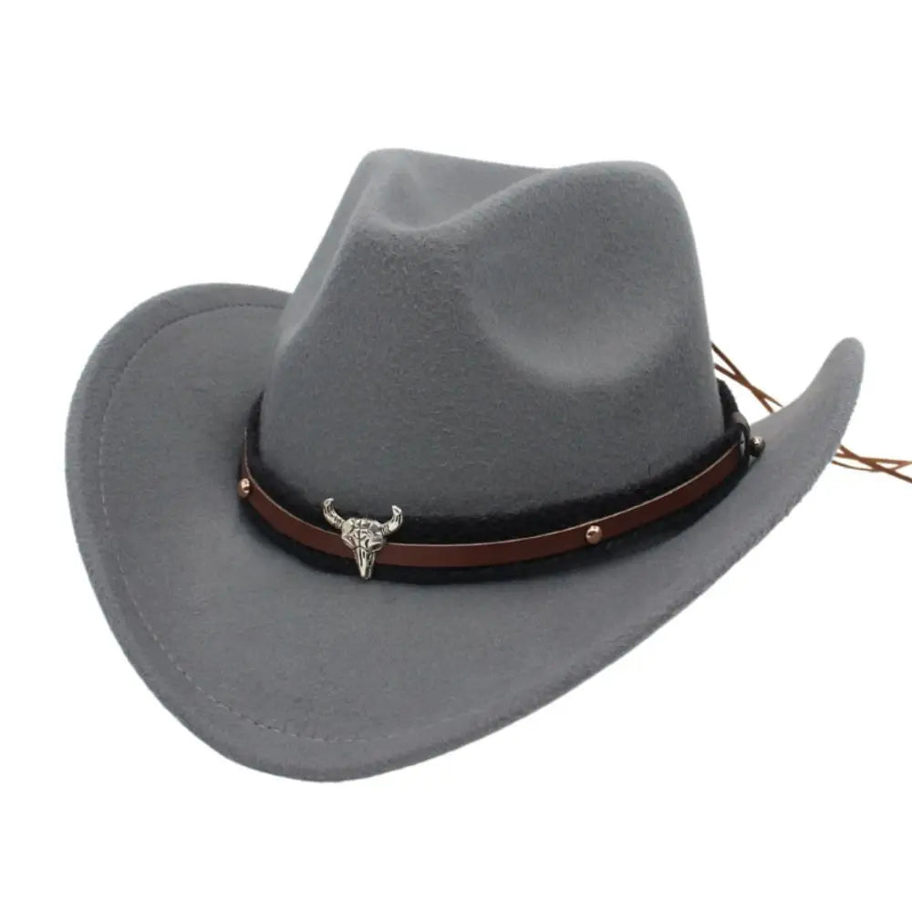Rustic Western Style Felt Hat