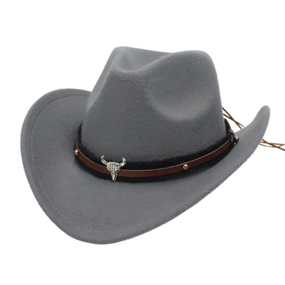 Rustic Western Style Felt Hat