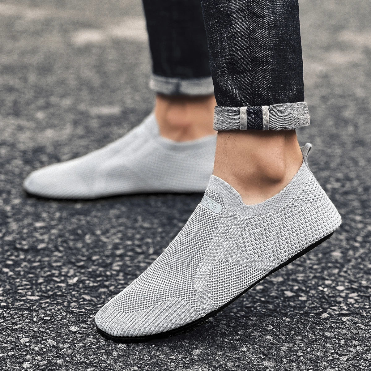 Breathable Mesh Slip On Shoes