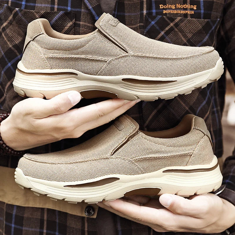 Lightweight Casual Blue Slip On Shoes