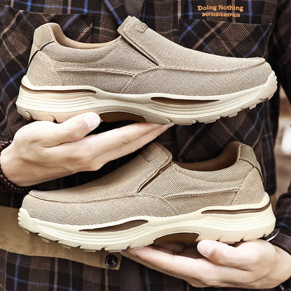 Lightweight Casual Blue Slip On Shoes