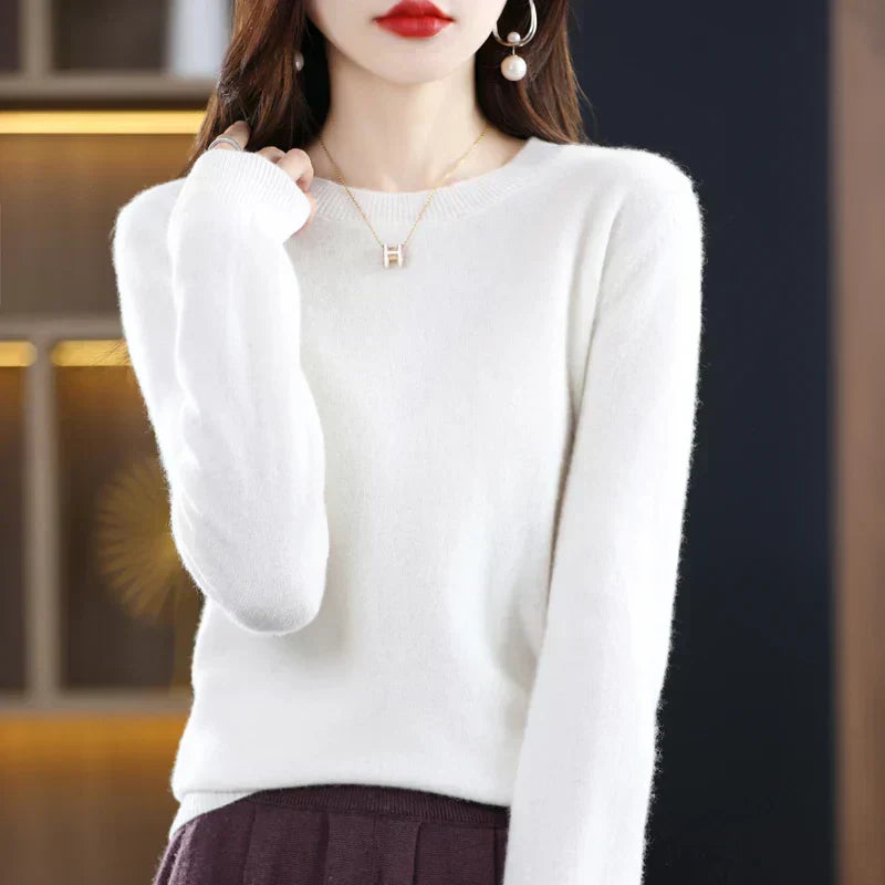 Soft Plush Cashmere Winter Pullover Sweater