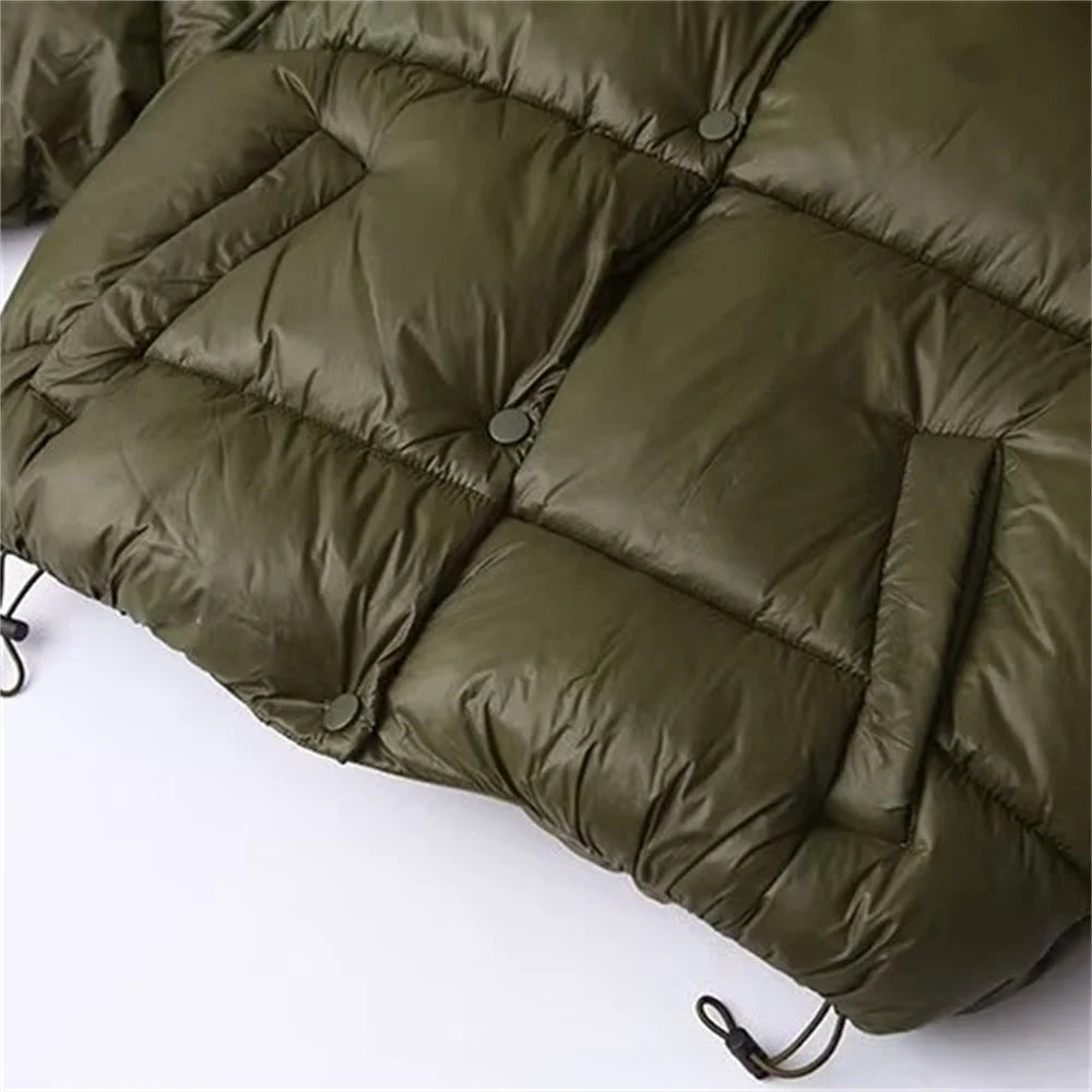 Women's Quilted Puffer Jacket Hooded