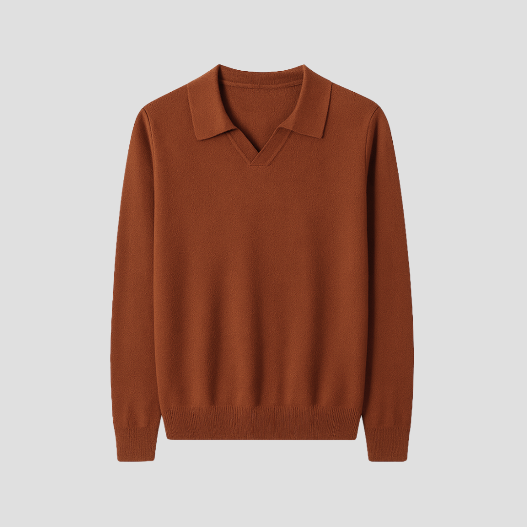 Casual Fit Crew Neck Knit Sweater