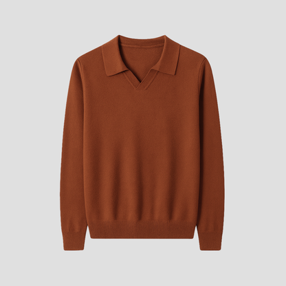 Casual Fit Crew Neck Knit Sweater