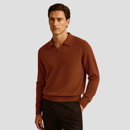 Casual Fit Crew Neck Knit Sweater