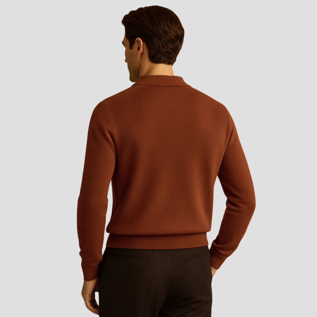 Casual Fit Crew Neck Knit Sweater