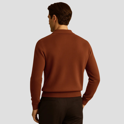Casual Fit Crew Neck Knit Sweater