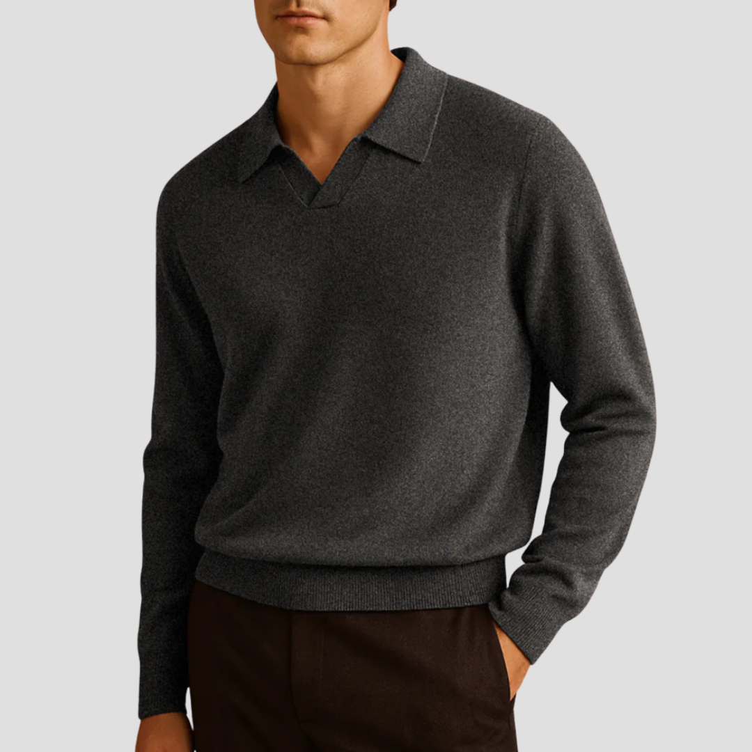 Casual Fit Crew Neck Knit Sweater