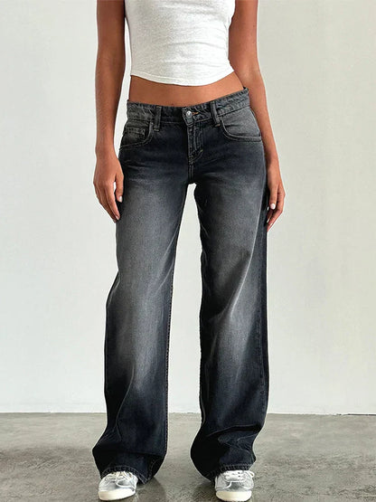 Relaxed Fit Classic Straight Jeans