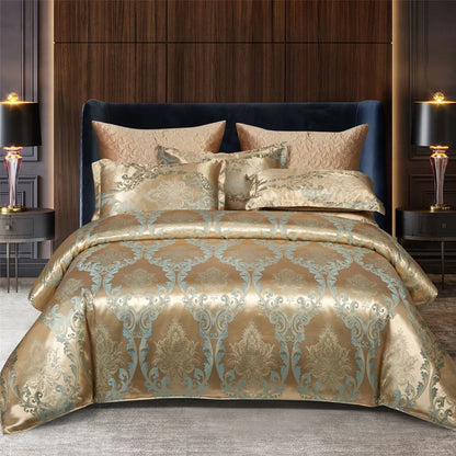 Plush Navy Blue Comforter Bedding Set - OutfitLondon