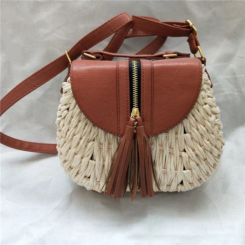 Small Stylish Woven Tote Bag