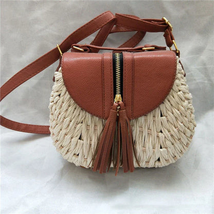 Small Stylish Woven Tote Bag