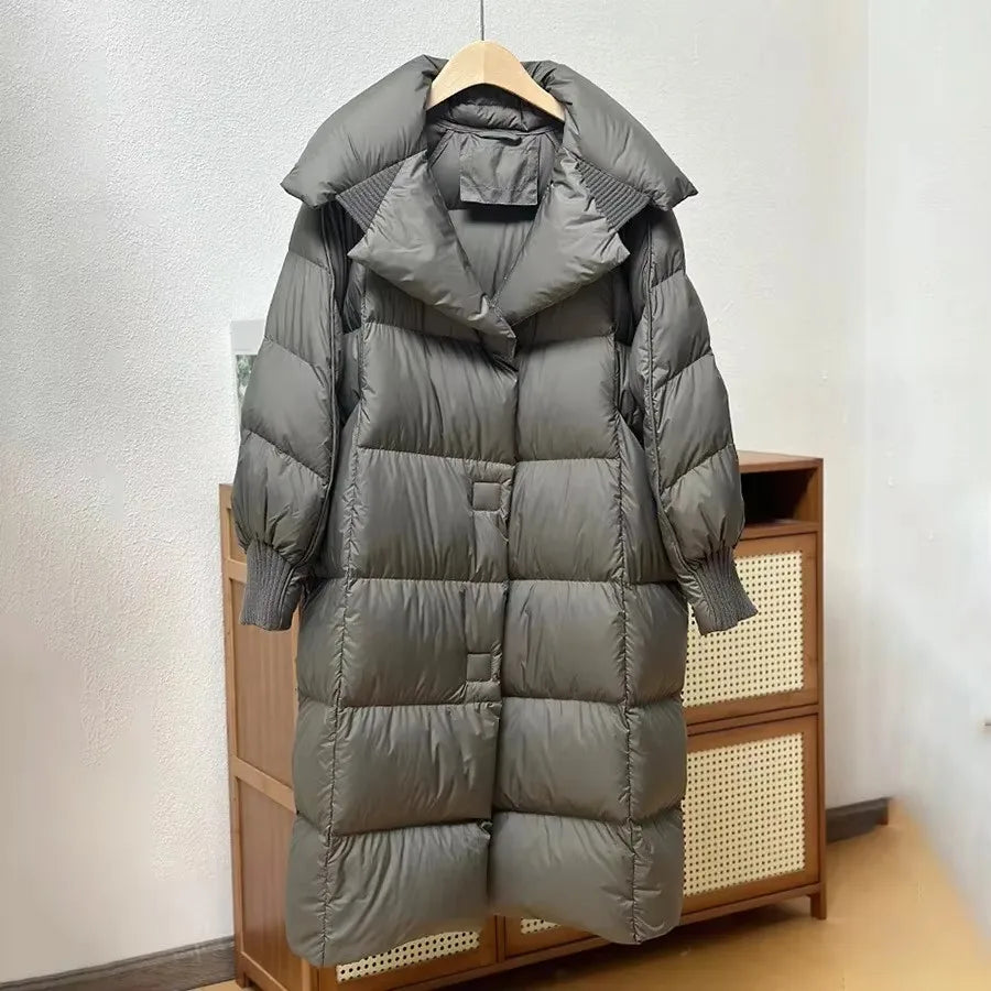 Ultra Lightweight 90% Down Filled Ladies Puffer Coat