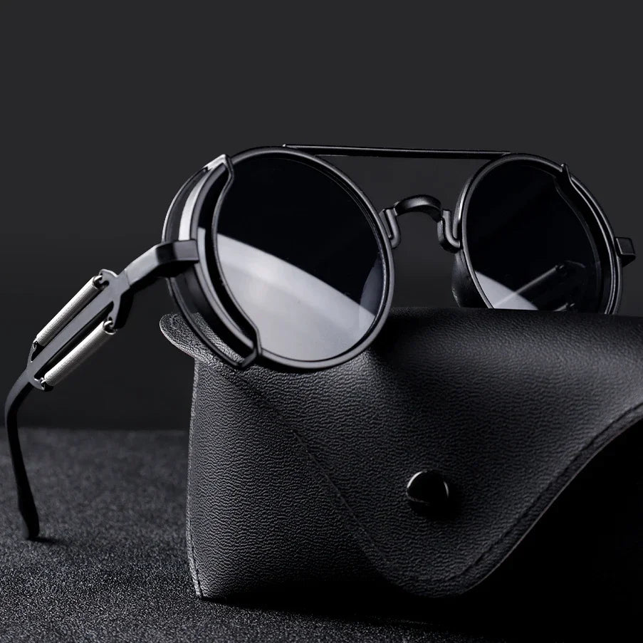 Vintage Round Mirror Sunglasses Classic - OutfitLondon