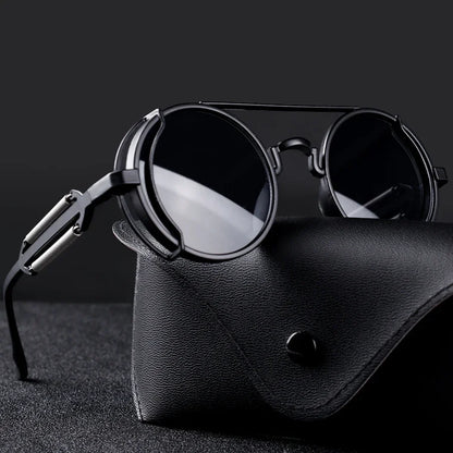 Vintage Round Mirror Sunglasses Classic - OutfitLondon